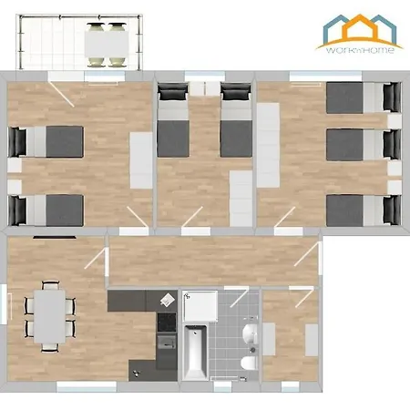 Sad502 - Komfortable Monteurwohnung Apartamento Schwandorf